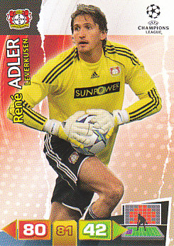 Rene Adler Bayer 04 Leverkusen 2011/12 Panini Adrenalyn XL CL #46